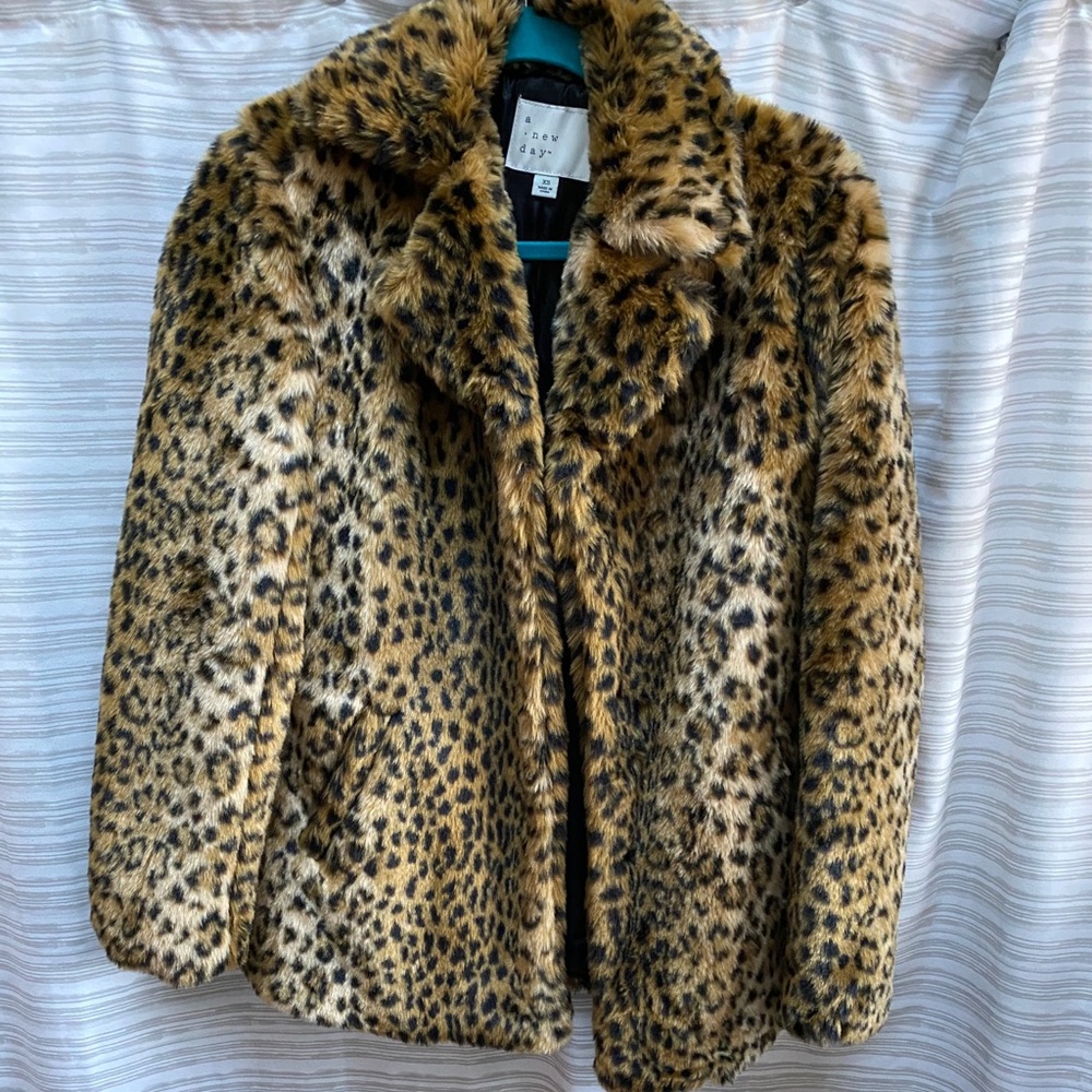 A New Day fur jacket WORN ONCE